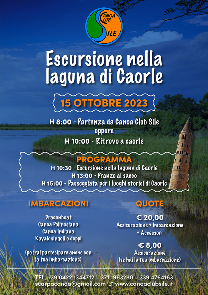 Canoa Club Sile - Escursione nella Laguna di Caorle